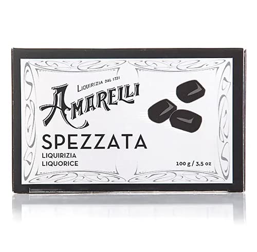 Amarelli - Spezzata Lakritz mit seiner starken und unverwechselbaren Geschmack - 100 gr von Amarelli