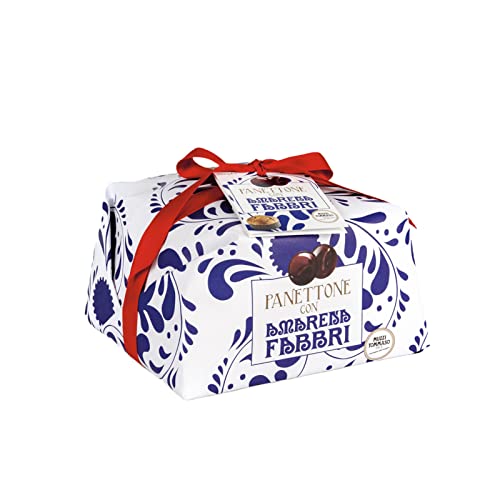 Cova Panettone Amarena Fabbri / Hefekuchen mit Amarena-Kirschen 1 Kg. von Amarena Fabbri