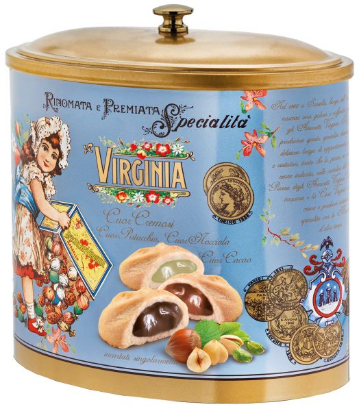Amaretti Virginia - Kekse gefüllt mit Pistazie-, Haselnuss- und Kak... von Amaretti Virginia