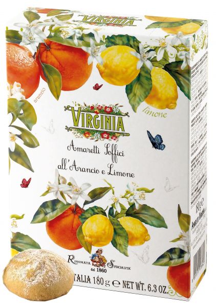 Amaretti Virginia - Soft Amaretti mit Orange & Zitrone Amaretti Virginia - Soft Amaretti mit Orange & Zitrone von Amaretti Virginia