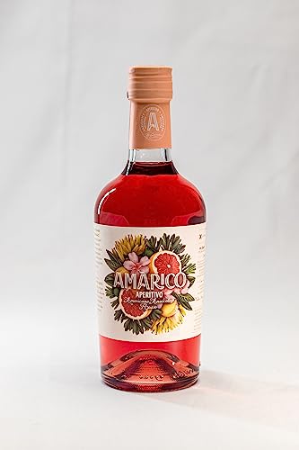 Amàrico Rosso – Alkoholfreier italienischer Aperitif – Elegant und komplex mit Noten von Kirsche und Grapefruit – Spritz Lovers – 50 cl Amàrico Rosso – Alkoholfreier italienischer Aperitif – Elegant und komplex mit Noten von Kirsche und Grapefruit – Spritz Lovers – 50 cl von Amàrico