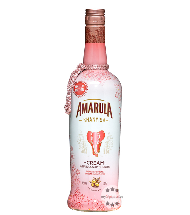 Amarula Khanyisa Raspberry-Chocolate-Baobab-Cream Likör (15,5 % Vol., 0,7 Liter) von Amarula