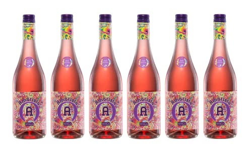 6x 0,75l - Anecoop - Amatista - Moscato Rosado - Frizzante - Valencia D.O.P. - Spanien - Rosé-Perlwein süß 6x 0,75l - Anecoop - Amatista - Moscato Rosado - Frizzante - Valencia D.O.P. - Spanien - Rosé-Perlwein süß von Amatista