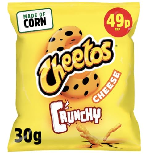 Cheetos Crunchy Cheese Snacks Chips 30g (30er Pack) von AmazValue Global