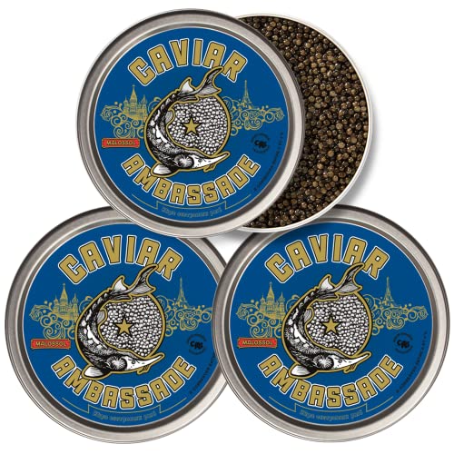 CAVIAR AMBASSADE – Kaviar Baeri Französisch - 3 X 100g von Ambassade