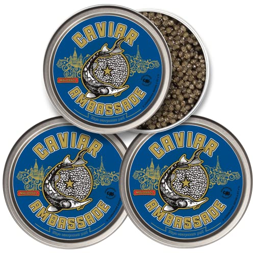 CAVIAR AMBASSADE – Kaviar Beluga Bulgarisch - 3 X 100g von Ambassade