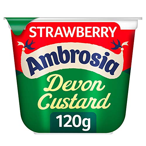 Ambrosia Strawberry Flavour Custard Pots - Pack Size = 12x120g Ambrosia Strawberry Flavour Custard Pots - Pack Size = 12x120g von Ambrosia
