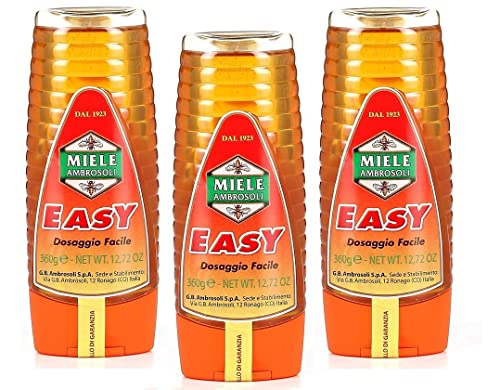3x Ambrosoli Easy Dosaggio Facile Miele di Fiori Blüten-Honig-Mischung 360g Squeeze Wildblumenhonig Honig 3x Ambrosoli Easy Dosaggio Facile Miele di Fiori Blüten-Honig-Mischung 360g Squeeze Wildblumenhonig Honig von Ambrosoli