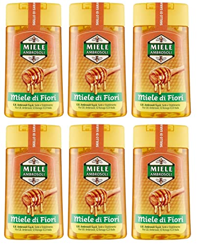 6x Ambrosoli Miele di Fiori Blütenhonig Honig 220g Squeeze Wildblütenhonig 6x Ambrosoli Miele di Fiori Blütenhonig Honig 220g Squeeze Wildblütenhonig von Ambrosoli