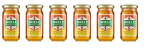 6x Ambrosoli Miele millefiori Orangenblüten Honig aus Italien 250g von Ambrosoli