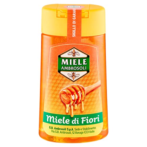 Ambrosoli Miele di Fiori Blütenhonig Honig 220g Squeeze Wildblütenhonig von Ambrosoli