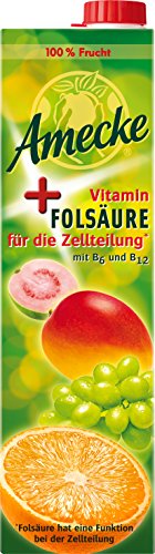 Amecke + Folsäure - 100% Saft, 1er Pack (1 x 1 l) von Amecke