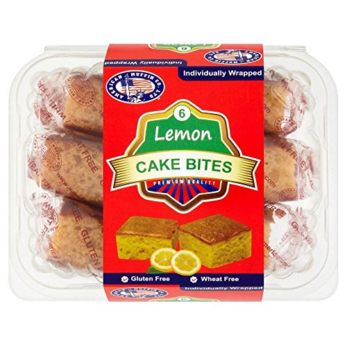 Amerikanische Muffin Co Gluten Free Lemon Cake Bites (6 pro Packung) - Packung mit 2 von American Muffin Co