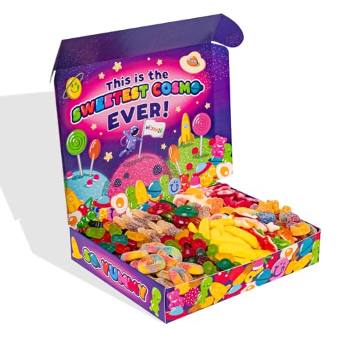 Wunnie Box von American Uncle - 1kg gemischte Gummibonbondose, originelle Geschenkidee für Geburtstag, Partys | Die originelle Bonbonbox Wunnie Box von American Uncle - 1kg gemischte Gummibonbondose, originelle Geschenkidee für Geburtstag, Partys | Die originelle Bonbonbox von American Uncle