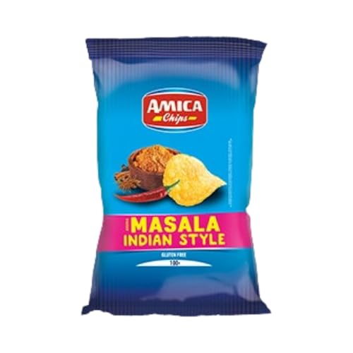 Masala Indian Style Kartoffelchips mit indischer Gewürzmischung Patatine Amica 100g Masala Indian Style Kartoffelchips mit indischer Gewürzmischung Patatine Amica 100g von Amica