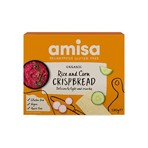 Amisa Bio Mais & Reis Knispbret, 120 g von Amisa