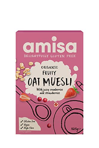 Amisa Organic - Gluten Free Oats - Fruity Oat Muesli - 325g Amisa Organic - Gluten Free Oats - Fruity Oat Muesli - 325g von Amisa