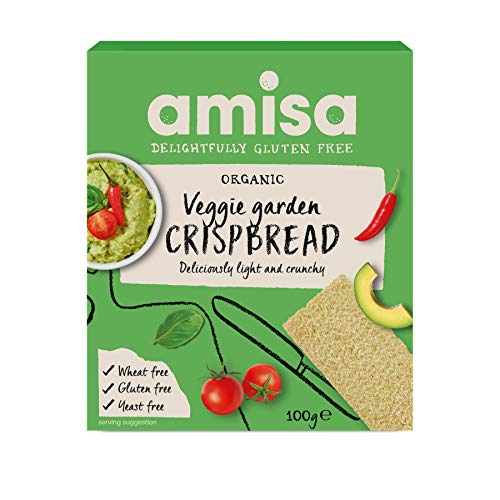 Amisa Organischen Glutenfreie Gemüsegarten Knäckebrot 100G von Amisa