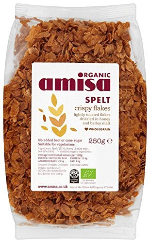 Organic Spelt Crispy Spelt Flakes - 250g von Amisa