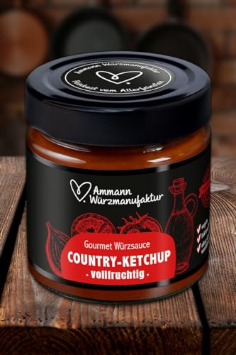 Gourmet Würzsauce Country-Ketchup · vollfruchtig · im 200 ml Glas. von Ammann Würzmanufaktur