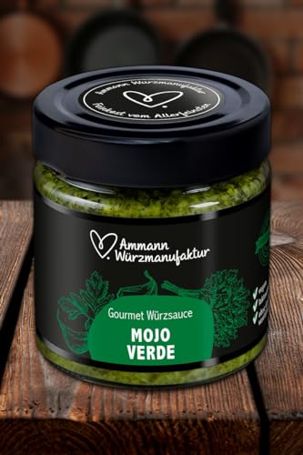 Gourmet Würzsauce Mojo Verde im 200 ml Glas. von Ammann Würzmanufaktur