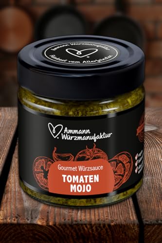 Gourmet Würzsauce Tomaten Mojo im 200 ml Glas. von Ammann Würzmanufaktur