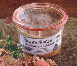 Bauernschmaus Leberwurst im Weckglas | 200g | Herzhaft und hausgemacht für Genießer von Ammerländer Schinkendiele