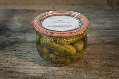 Delikatess-Gurken | 500g Glas | Knackige Einlegegurken in Premiumqualität | Perfekt für Snacks und Beilagen von Ammerländer Schinkendiele