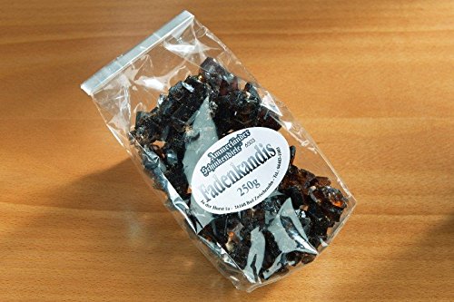 Hochwertiger Schwarzer Fadenkandis | 250g Tüte | Aromatischer Kristallzucker für besonderen Genuss von Ammerländer Schinkendiele