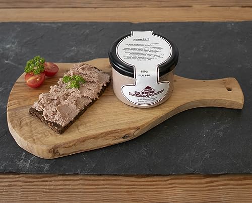 Feine Pâté im Glas | 180g | Delikatesse mit zartem Geschmack und hausgemachter Qualität von Ammerländer Schinkendiele