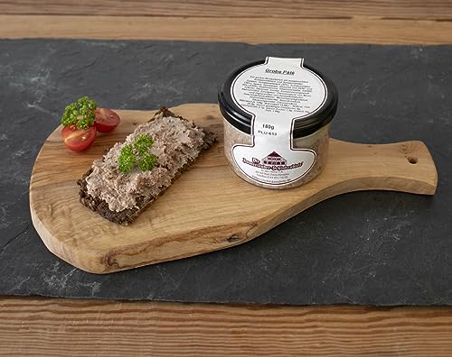 Grobe Pâté im Glas | 180g | Hausgemachte Delikatesse mit rustikalem Charme von Ammerländer Schinkendiele