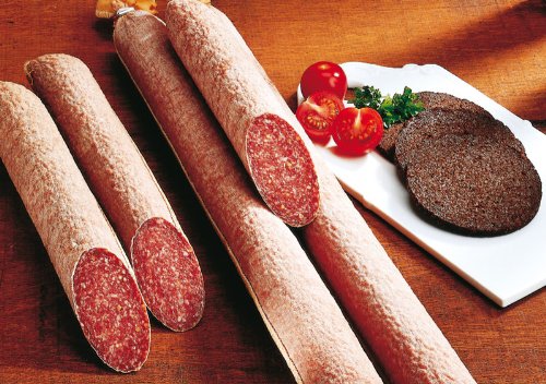 Lange Dürre Mettwurst | Stück ca. 500g | Traditionell hergestellte Wurstspezialität von Ammerländer Schinkendiele