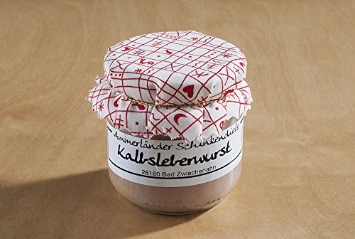 Feine Kalbsleberwurst im Glas | 160g | Zarter Genuss für Kenne von Ammerländer Schinkendiele