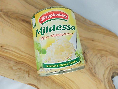 MILDESSA Weinsauerkraut | 810g | Traditionell fermentiertes Sauerkraut mit feinem Weinaroma von Ammerländer Schinkendiele