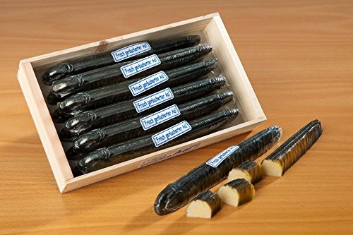 Einen Marzipanaal 100g Stück - Köstliche Marzipanspezialität in Aalform | ein Genuss für Marzipanliebhaber von Ammerländer Schinkendiele