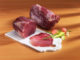 Nuss-Schinken, luftgetrocknet | ca. 950g Stück | Herzhafter Schinken mit nussigem Aroma | Perfekt für besondere Anlässe und Genießermomente Nuss-Schinken, luftgetrocknet | ca. 950g Stück | Herzhafter Schinken mit nussigem Aroma | Perfekt für besondere Anlässe und Genießermomente von Ammerländer Schinkendiele