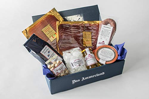 Schinken-Wurst-Teepräsent Nr. 57 - Eine exquisite Kombination aus herzhaften Schinken- und Wurstspezialitäten sowie erlesenen Tees | perfekt für Feinschmecker und Teeliebhaber von Ammerländer Schinkendiele