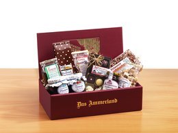Süßes Teepräsent Ammerland -Rot- Nr. 33 - Verwöhnen Sie Ihren Gaumen mit diesem exquisiten Geschenkset | perfekt für Teeliebhaber und Genießer von Ammerländer Schinkendiele