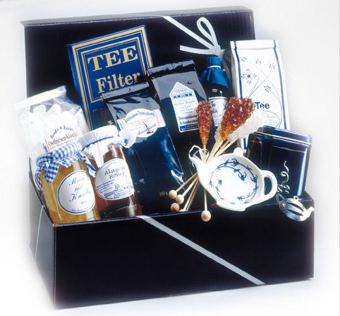 Exklusives Teepräsent 'Schwarzer Tee' Nr. 73 - Feinster schwarzer Tee in stilvoller Geschenkverpackung für anspruchsvolle Teeliebhaber von Ammerländer Schinkendiele