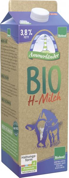 Ammerländer Unsere Bio H- Milch 3,8% Ammerländer Unsere Bio H- Milch 3,8% von Ammerländer
