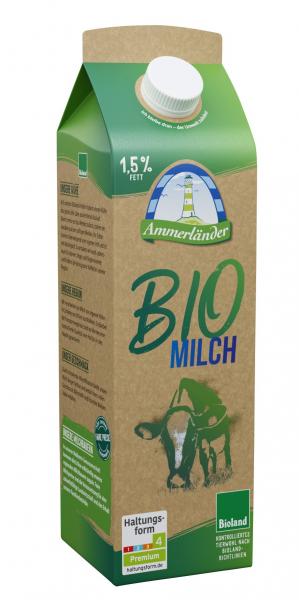 Ammerländer Bio-Milch 1,5% von Ammerländer