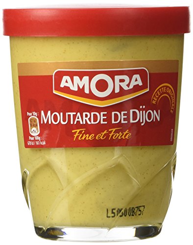 Amora - Moutarde de Dijon fine et forte, recette originale - Le pot de 150g von Amora