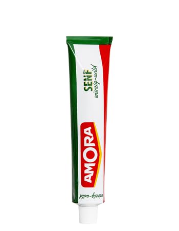Amora Senf aus dem Saarland nach original französischem Rezept würzig mild in der Tube Amora Senf aus dem Saarland nach original französischem Rezept würzig mild in der Tube von Amora