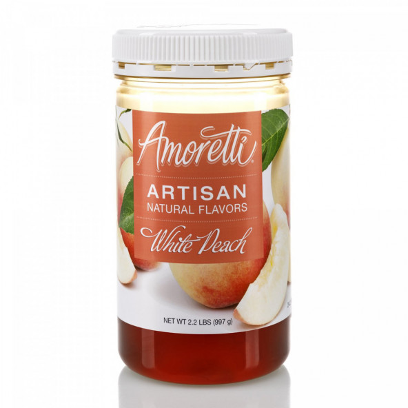 Amoretti - Artisan Natural Flavors - Weißer Pfirsich 998 g von Amoretti
