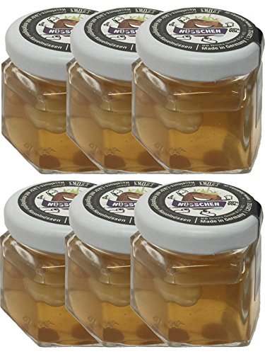Amors Nüsschen Haselnusslikör mit Nüssen im 2cl Glas 6 Stück Amors Nüsschen Haselnusslikör mit Nüssen im 2cl Glas 6 Stück von Amors