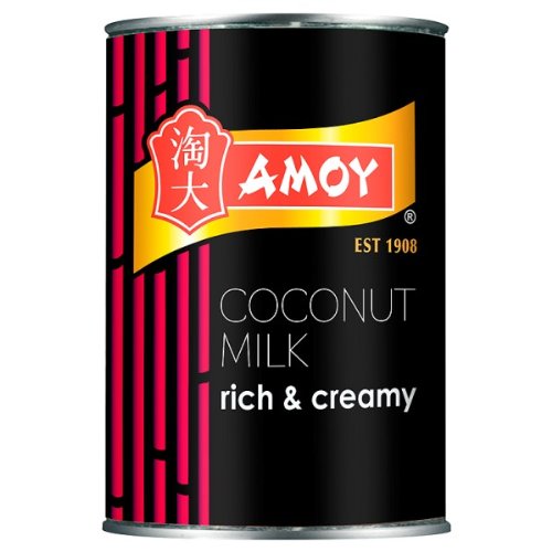 Amoy Coconut Milk 400ml (Packung mit 6 x 400 ml) von Amoy