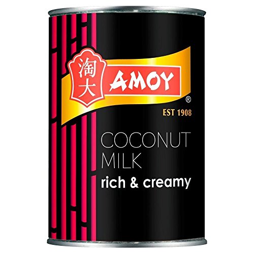 Amoy Coconut Milk Rich & Creamy (400ml) - Packung mit 2 von Amoy