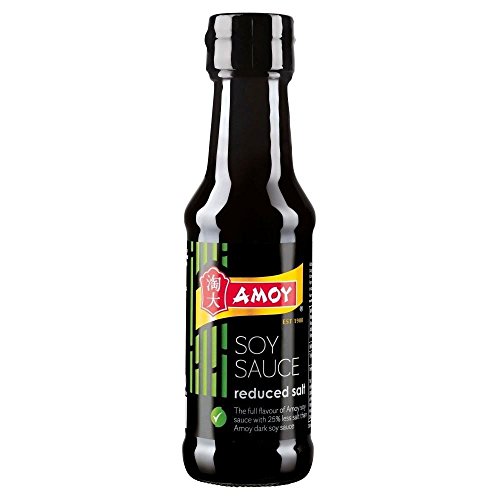 Amoy Soy Sauce reduziert Salz (150 ml) - Packung mit 2 von Amoy