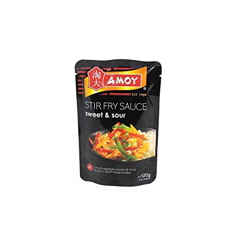 Amoy Straight To Wok Tangy Sweet & Sour Stir Fry Sauce 120G von Amoy