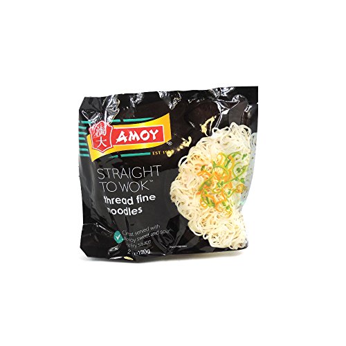 Amoy - Straight to Wok - Thread Fine Noodles - 2 x 150g (Case 6) von Amoy